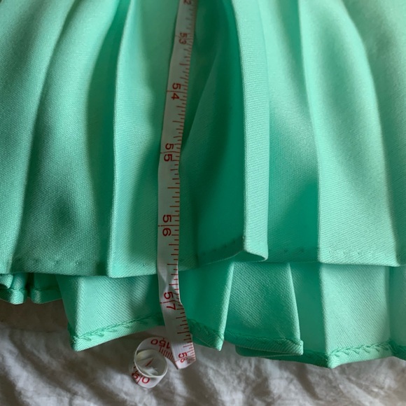 Vintage Mint Green Chiffon Dress - Picture 7 of 9